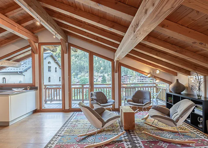 Superbe 4 étoiles Avec Sauna Et Garage Proche Des Pistes - Fr-1-343-184 Chamonix